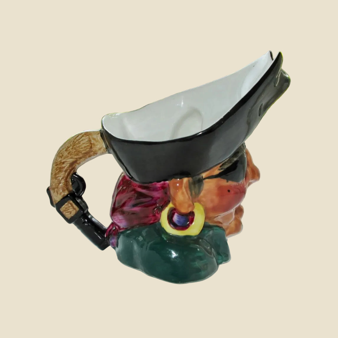 Vintage Thorley China Captain Flint Character / Toby Jug