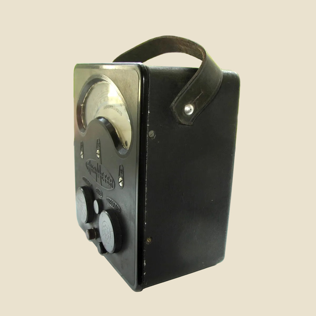 1930s Universal Avometer Model 2 13 Range With Tan Leather Transit Case