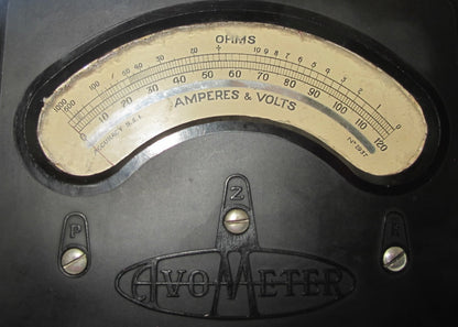 1930s Universal Avometer Model 2 13 Range With Tan Leather Transit Case