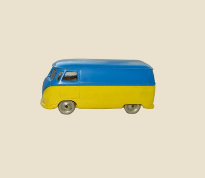 1960s LEGO HO 1:87 VW Spilt Screen Camper Van In Blue And Yellow