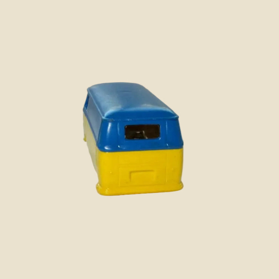 1960s LEGO HO 1:87 VW Spilt Screen Camper Van In Blue And Yellow