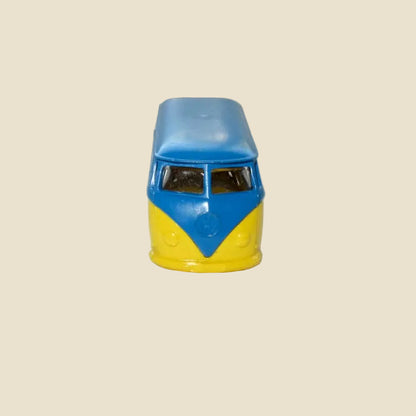 1960s LEGO HO 1:87 VW Spilt Screen Camper Van In Blue And Yellow