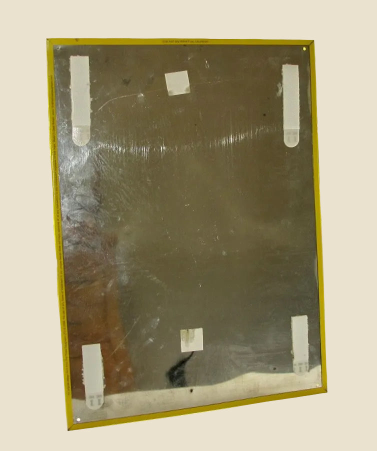 Fiat 500 Steel Sign With A Perpetual Magnetic Date / Month Calendar