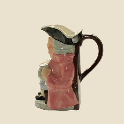 Vintage Kelsboro Ware Toby Jug With Pink Coat And Blue Trousers