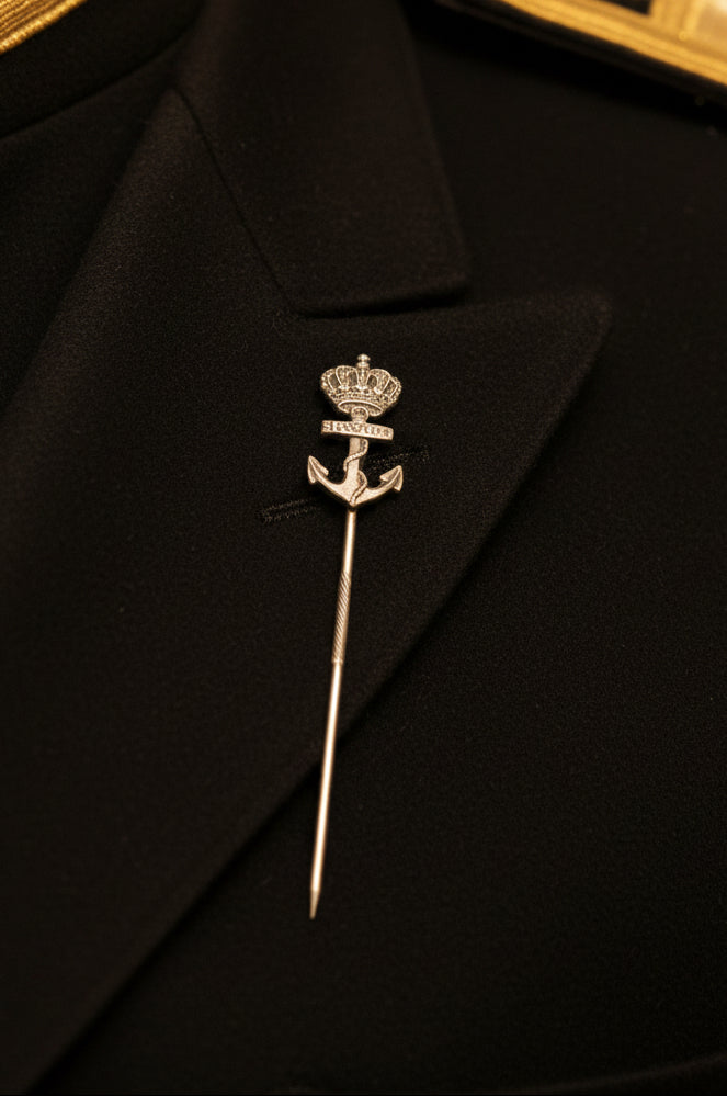 MSF Merchant Shipping Federation Silver Coloured Stick Pin