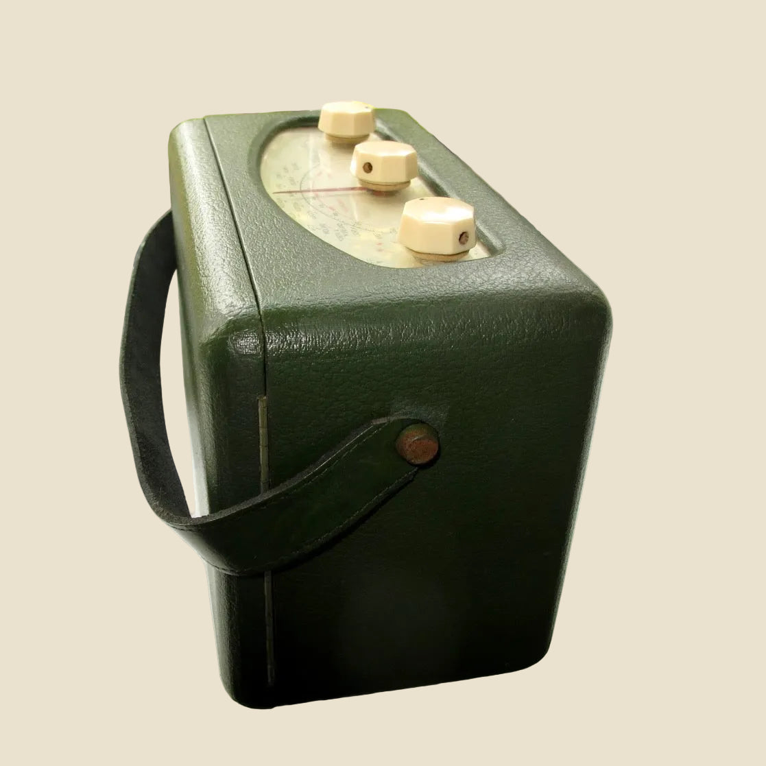 1950s Vintage Green Roberts R66 2 Waveband Valve Radio