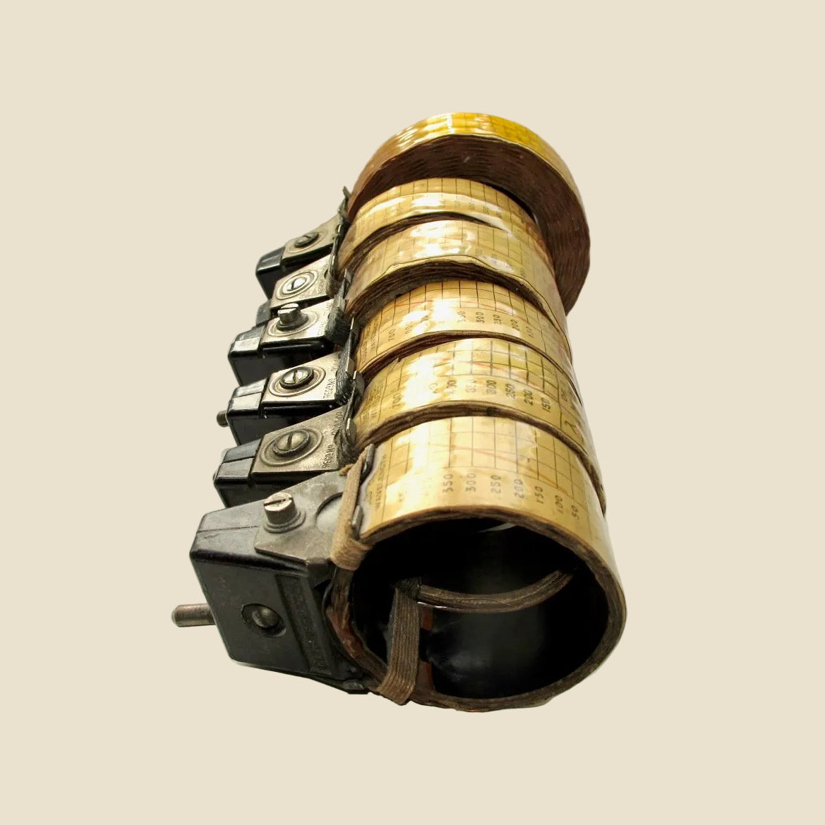 Set Of Six Igranic Honeycomb Duolateral Coils. TRF Coils From The 1930s