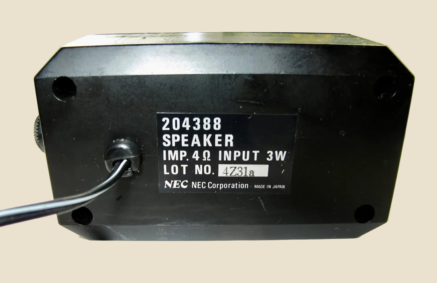 Preowned NEC 204388 External Communications Speaker. 4 Ohm / 3 Watt