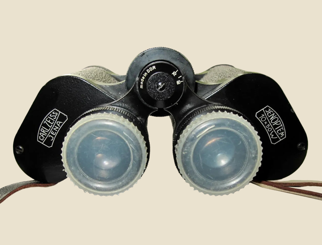 1950s DDR Carl Zeiss Jena Jenoptem 10x50W Multicoated Binoculars