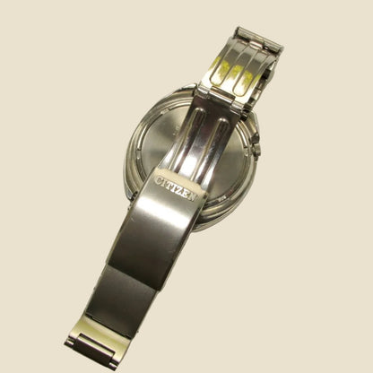 1970s Citizen Cosmotron 7804A Stainless Steel Vintage Automatic Electronic Watch