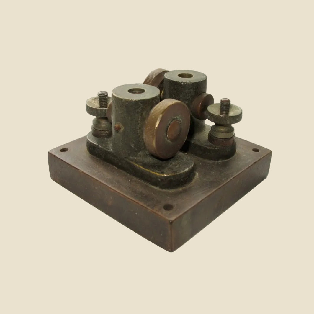 Vintage Brass Telegraph Device