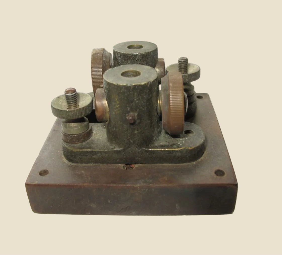 Vintage Brass Telegraph Device