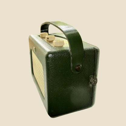 1950s Vintage Green Roberts R66 2 Waveband Valve Radio