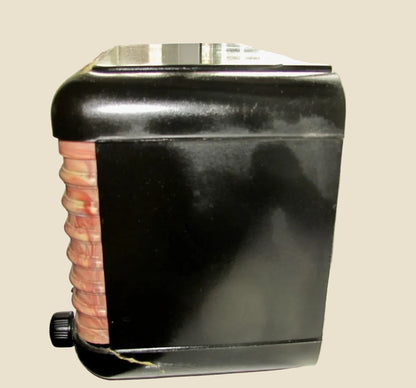 Vintage Soviet Union Moskvich Brown / Pink Bakelite Valve Radio