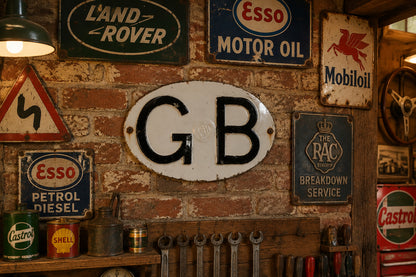 Vintage AA GB Touring Car Plate