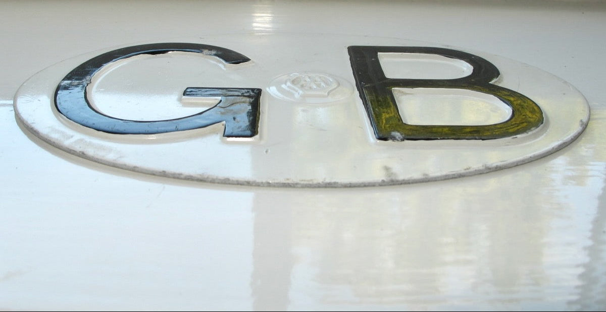 Vintage AA GB Touring Car Plate