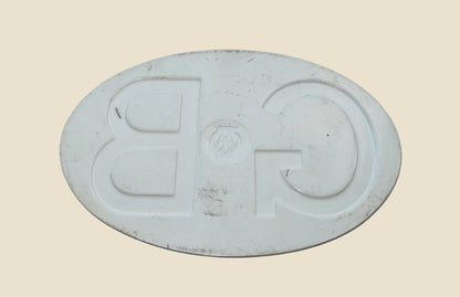 Vintage AA GB Touring Car Plate