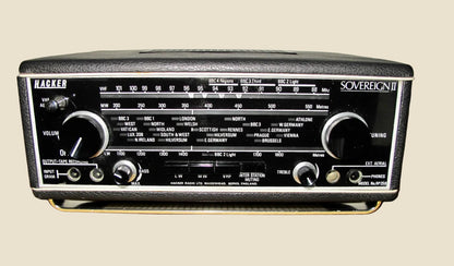 1970s Vintage Hacker Sovereign II RP25B VHF MW LW Radio