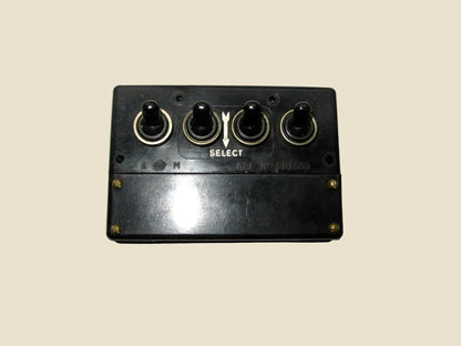 WW2 Air Ministry Bomb Selector 4-Way Switch Box 5D/533
