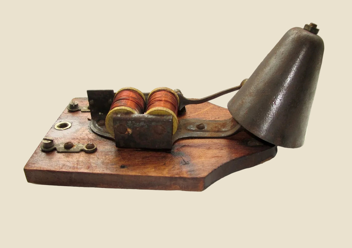 1930s Metal And Wood Internal Door / Butler Bell Ringer For Spares / Repairs