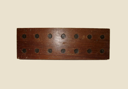 Antique GPO Telegraph Terminal Block / 14-Way Busbar Marked With A Crown and 71
