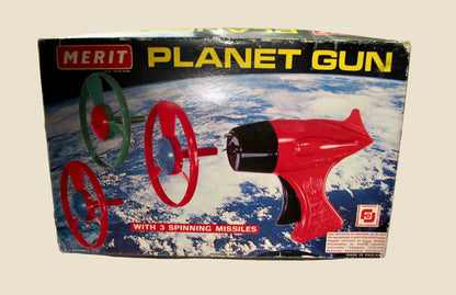 Vintage Merit Dan Dare Planet Gun Toy Cat.No. 3550