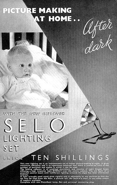 1940s Ilford Selo Photographic Light Repurposed As A Desk Lamp