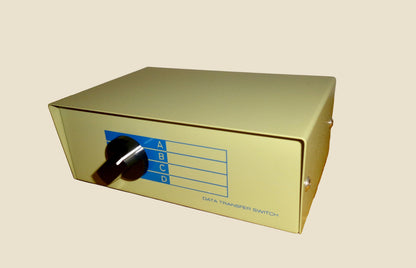 Preowned DW9 ABCD Manual Data Switch Box Providing 4-Way Peripheral Sharing