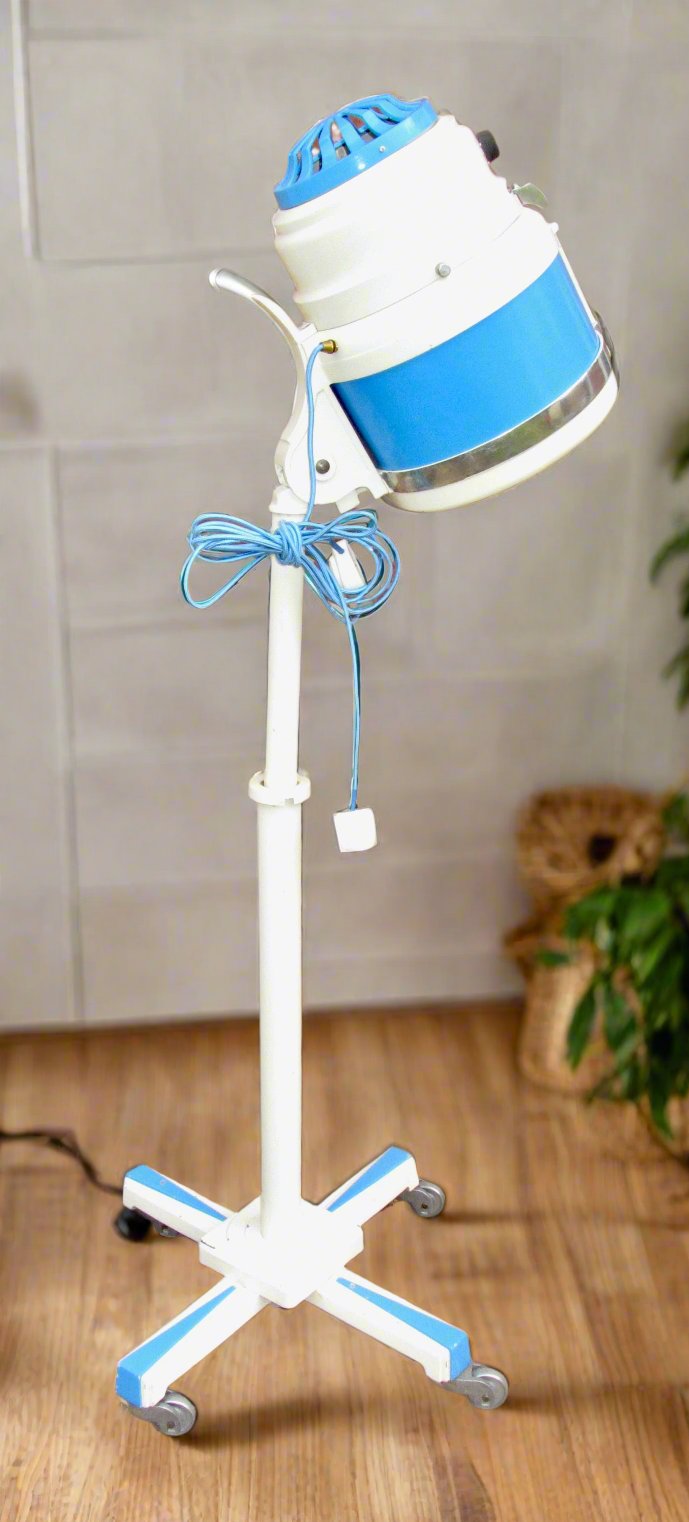 1960s Xpress Hairdresser Salon Hair dryer Converted To A Floor Standing Lamp