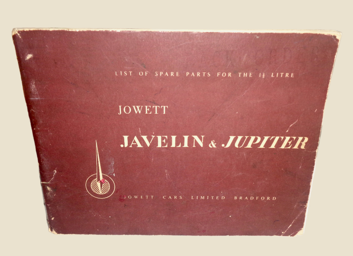 Original 1952 Jowett Javelin & Jupiter List Of Spare Parts / Catalogue
