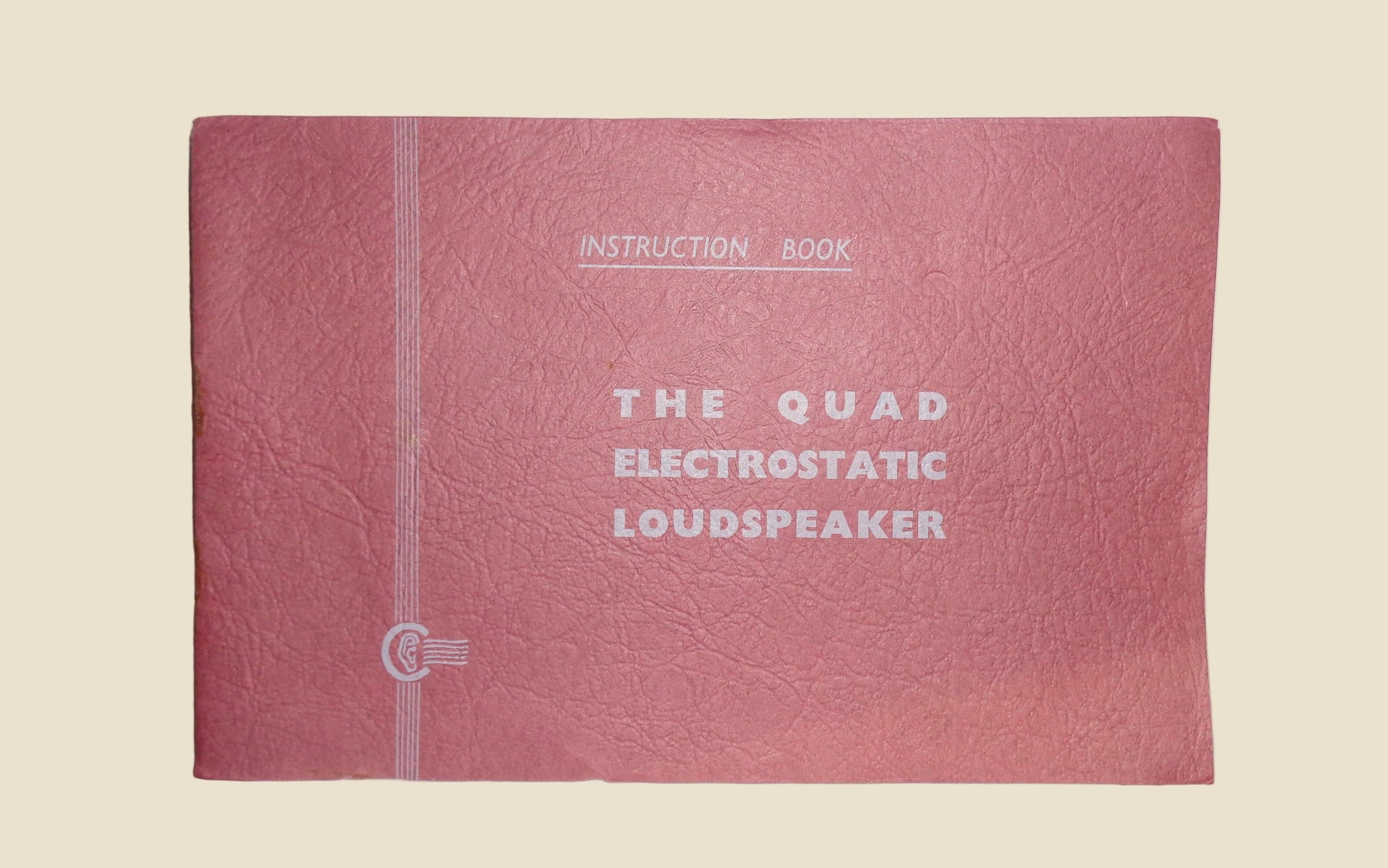 Original The Quad Electrostatic Loudspeaker ESL57 Instruction Book