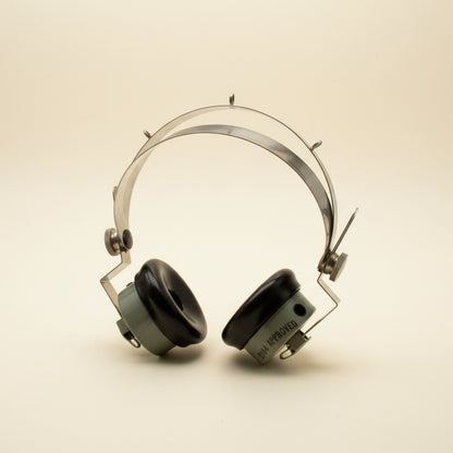 Pair Of WW2 WAAF Headphones For Microphone Assembly Type 1 10A/14728