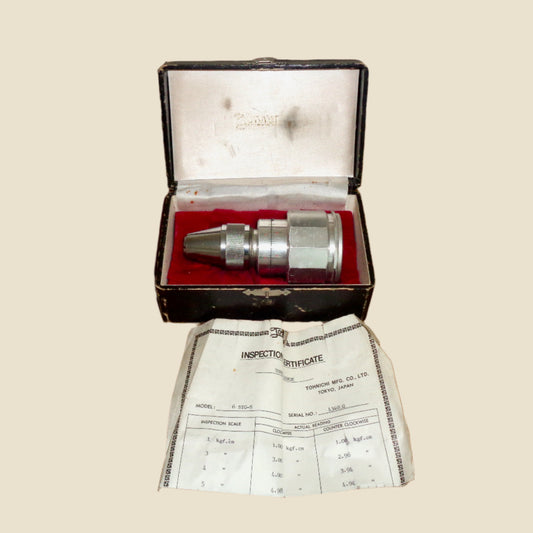 Preowned Tohnichi Analogue Torque Gauge 6 BTGS In Original Box 