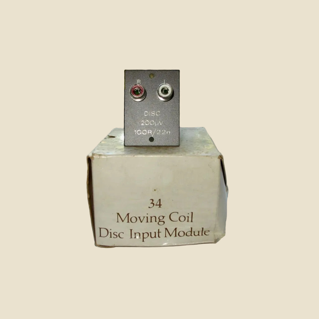 Quad 34 Moving Coil Disc Input Module 200µV 100R/22nF
