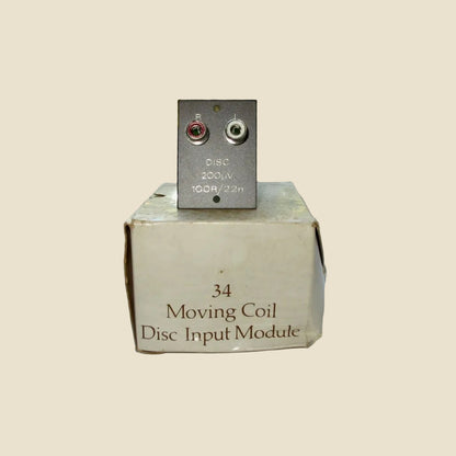 Quad 34 Moving Coil Disc Input Module 200µV 100R/22nF