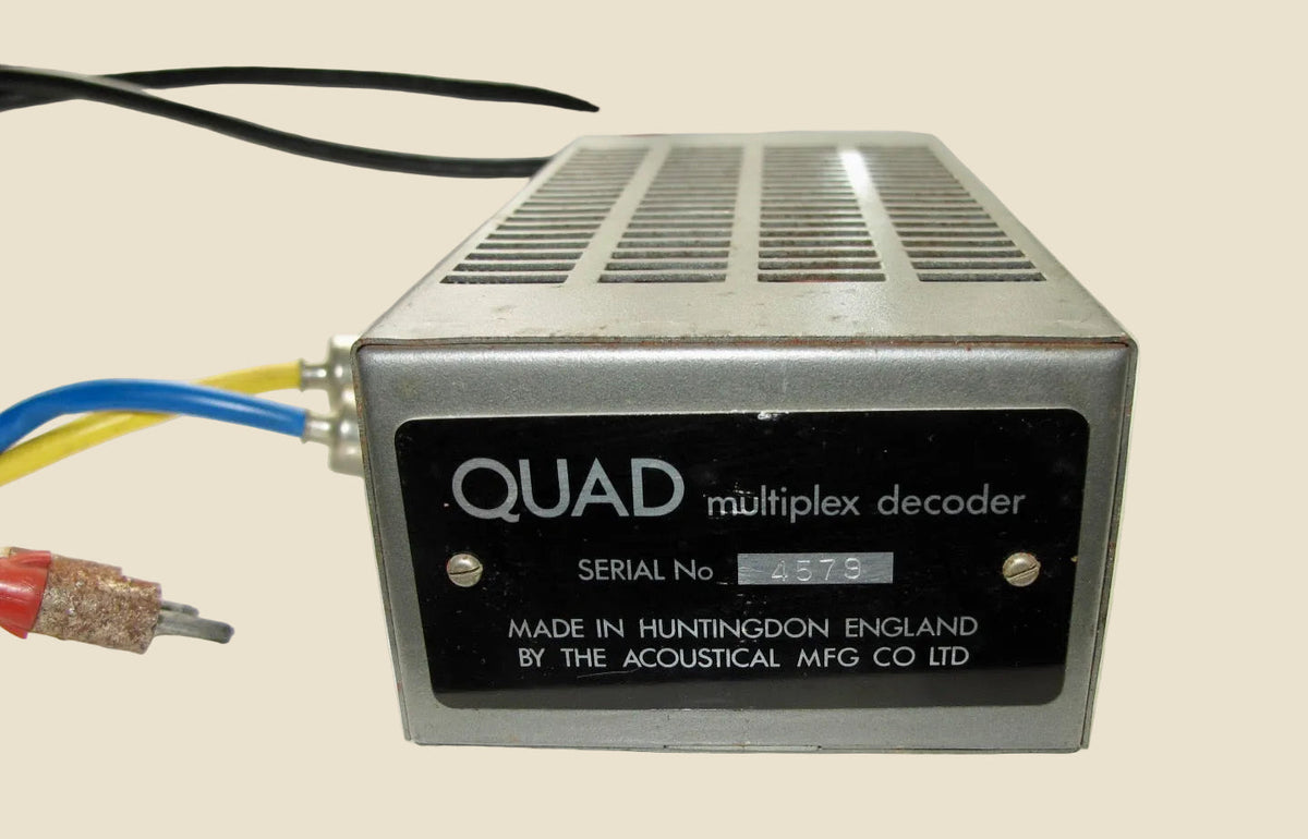 Quad Multiplex Decoder (MPX) For Use With A Quad FM1 Or Quad FM2 Tuner