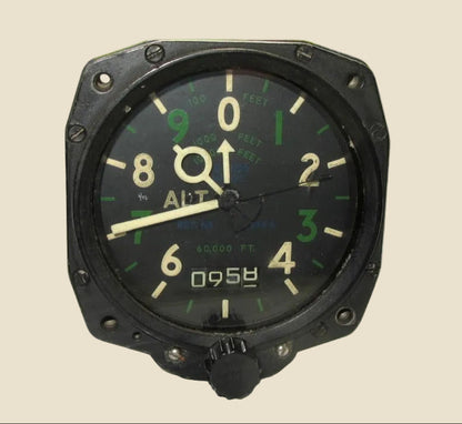 RAF MK 19A KB Altitude Meter 6A/2944 Rated To 60000 Feet