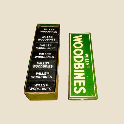 Set of 28 Wills's Woodbine Dominoes Empire Size In Tin Box