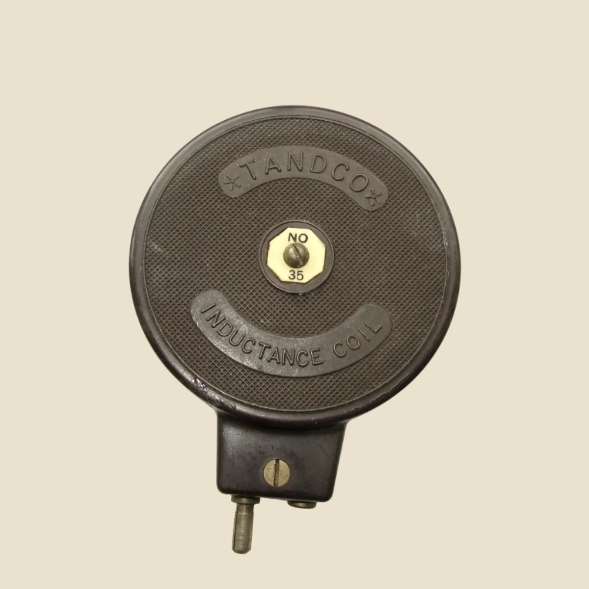 Tandco No.35 Basketweave Inductance Coil In A Bakelite Casing For 1920s TRF Radio