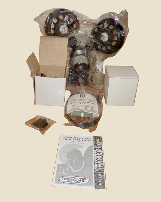 Time Guard 150W Multi Security PIR Twin Halogen Spotlight Model TLBTS