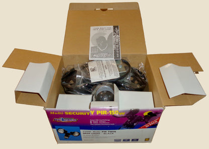 Time Guard 150W Multi Security PIR Twin Spotlight Model TLBTS