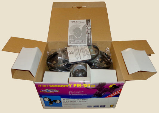 Time Guard 150W Multi Security PIR Twin Spotlight Model TLBTS