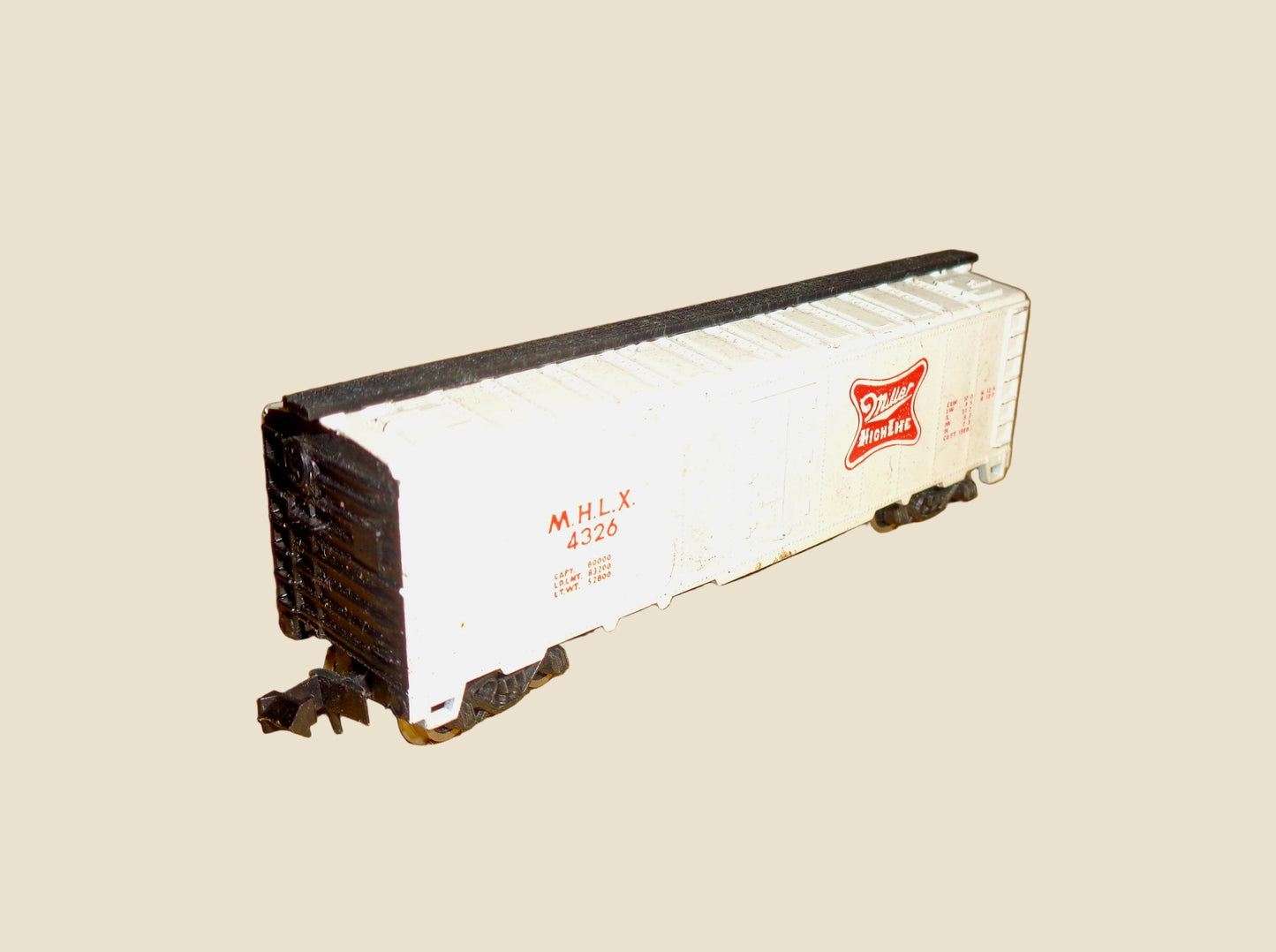 Vintage Atlas N-Gauge Miller High Life Container Wagon