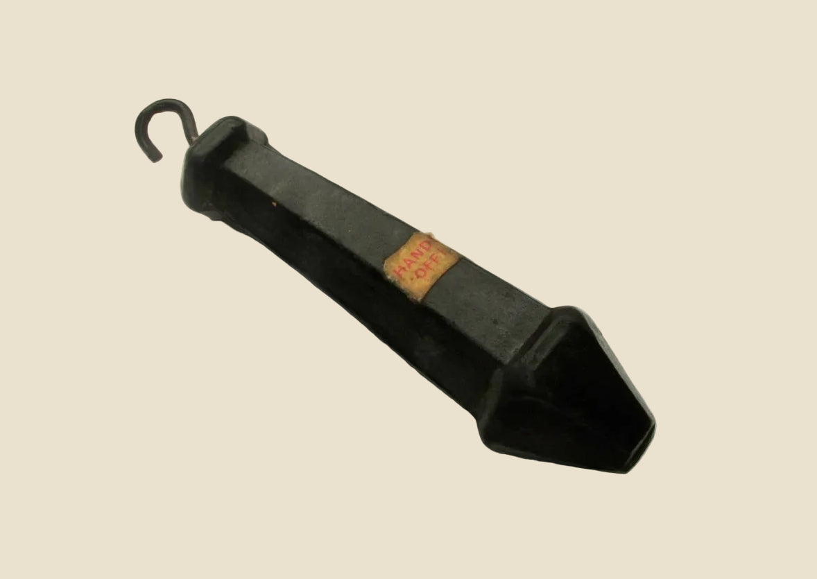 Vintage Black Rubber High Level W.C / Toilet Cistern Pull Handle