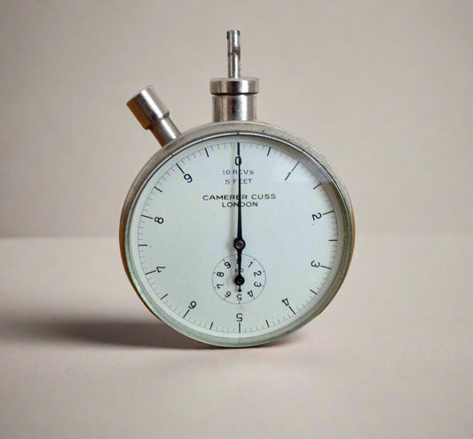 Vintage Camerer Cuss Of London Machine Speed Indicator / Tachometer
