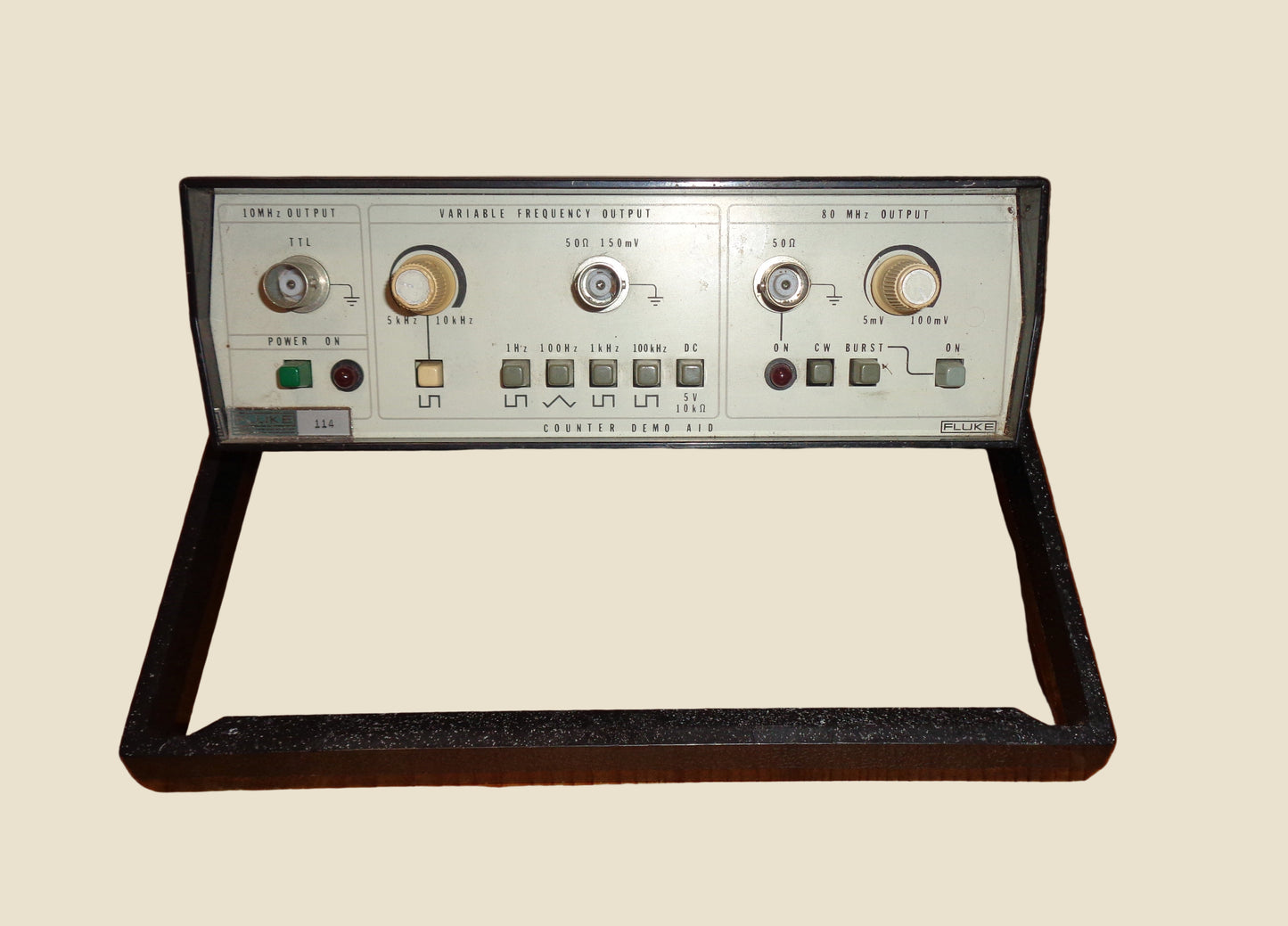 Vintage Fluke 114 Bench Multimeter Counter Demo Aid