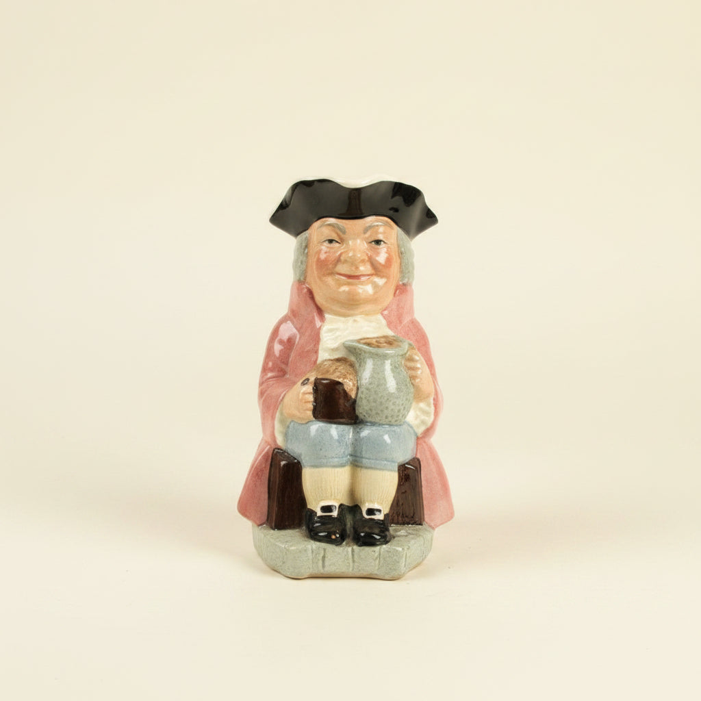 Vintage Kelsboro Ware Toby Jug With Pink Coat And Blue Trousers