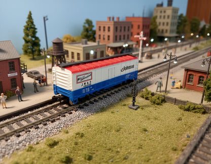 Vintage N-Gauge Johnson Wax Container Wagon 