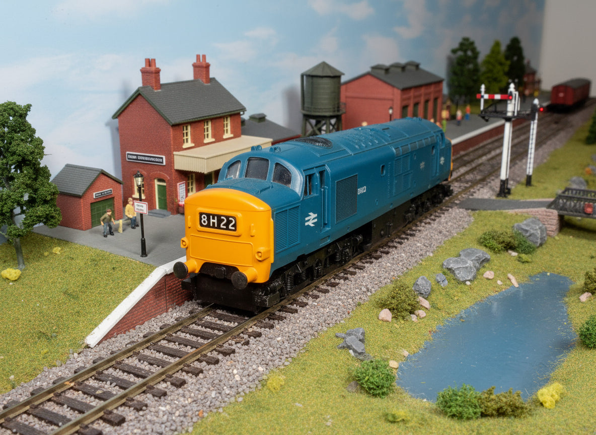 Vintage OO-Gauge Hornby R751 Diesel Locomotive BR Blue Class 37 D6830