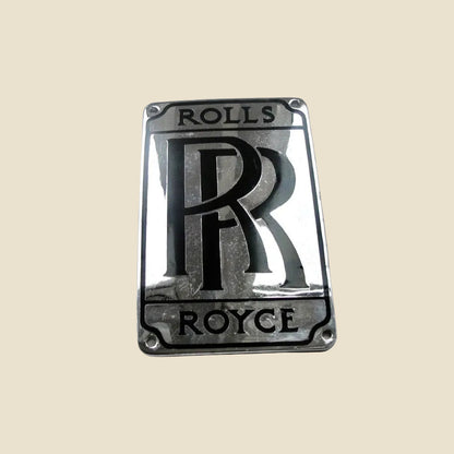 Vintage Rolls Royce Aircraft Engine Plate Badge With Mounting Holes